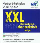 Fahrplanbuch MVV München, 2000-2009 (verschiedene Ausgaben)