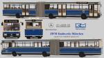 Busmodell (H0) Mercedes O 405 G, Stadtwerke München, Linie 41 Ratzingerplatz (Rietze-Modell)
